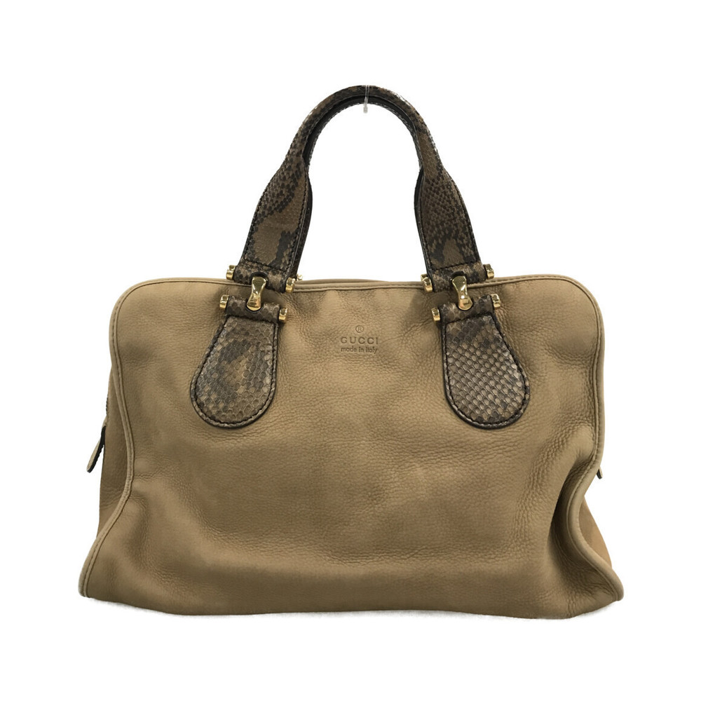 Gucci Handle Python Handbag - Picture 2 of 8